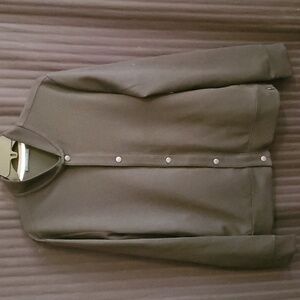 Perry Ellis Varsity Style Snap Down Jacket Size Medium